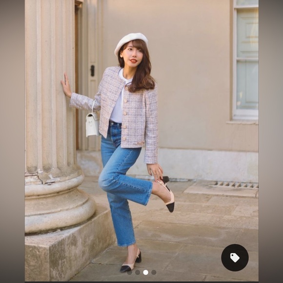 💐Petite Studio NYC Emerson Tweed Jacket - Picture 5 of 13